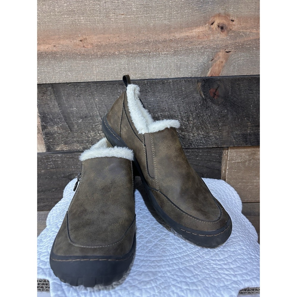 JSport Eleanor Slip On Shoe Brown Size 11 M EUC